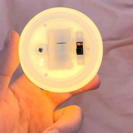 Seashell LED Night Light, Battery Operated Night Light with Pearl