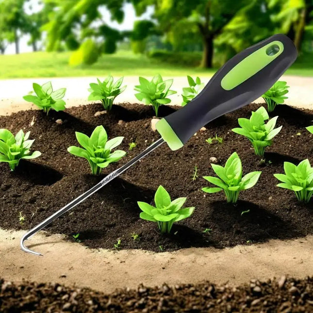 Weed Puller Tool, Heavy Duty Weeder Tool with Ergonomic Handle, Stainless Steel Weed Remover Tool for Garden and Lawn