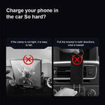 Tuzwa Smart Drive Wireless Car Charger Mount – Dual Coil Fast Charging Air Vent Phone Holder