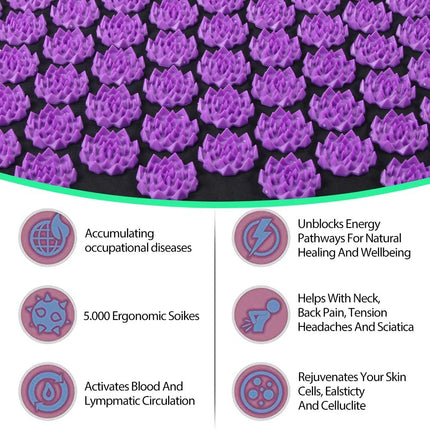 Acupressure Mat and Pillow Set – image 4