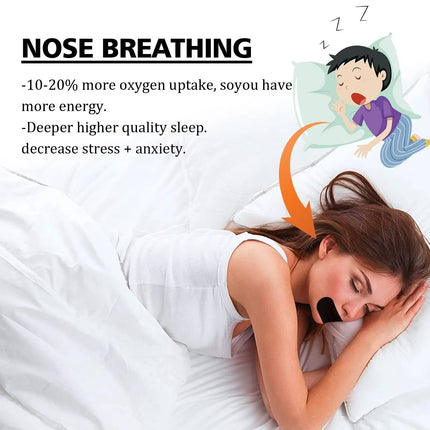 Mouth Tape for Sleeping, Bamboo Charcoal Sleep Tape for Nasal Breathing