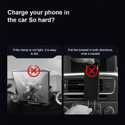 Car Tablet Holder for Air Vent with Motorized Clamp – image 7