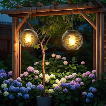 Outdoor Solar Hanging Lantern, Solar Lanterns for Garden and Patio