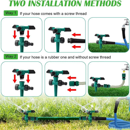 Sprinkler System for Gardens 5 Pack, Garden Sprinkler Head for Yard Irrigation – image 7