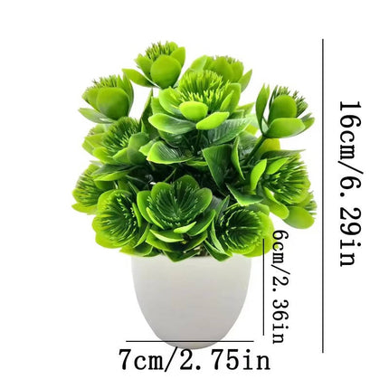 Plastic Potted Plant with No Watering, Fake Plants Indoor and Outdoor – image 7