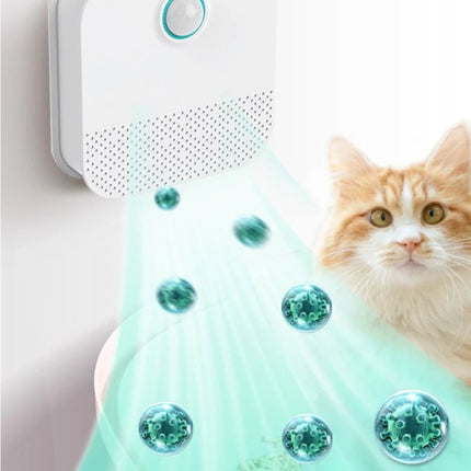 Cat Litter Box Odor Eliminator, Smart Pet Odor Eliminator with Sensor