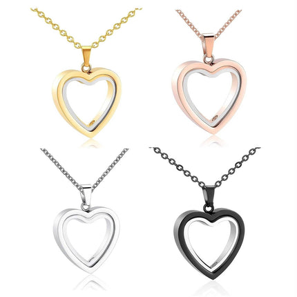 Cremation Jewelry, Stainless Steel Heart Cremation Necklace – image 9