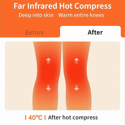 Cordless Knee Massager with Heat and Vibration, Knee Heating Pad for Pain Relief – image 4
