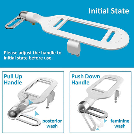 Bidet Attachment for Toilet, Ultra Thin Toilet Bidet