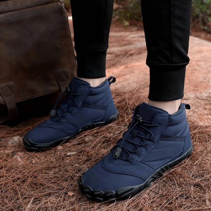 Waterproof Mens Winter Boots with Fleece Lining, Zero Drop Barefoot Boots with Wide Toe Box – image 6