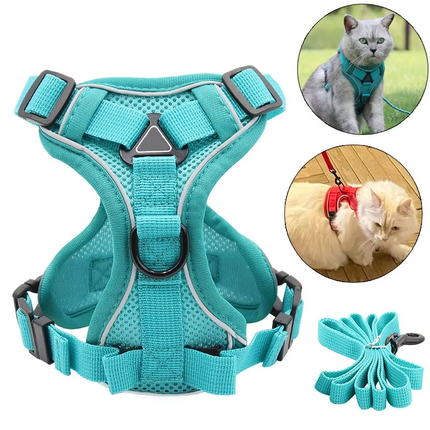 Reflective Cat Vest Harness with Mesh – image 5