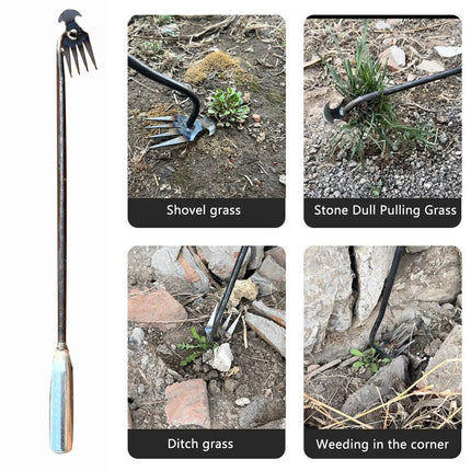 Weeder Tool with Long Handle, Weed Puller Tool