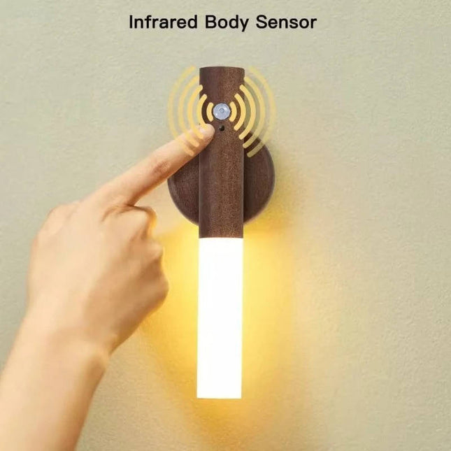 Motion Sensor Night Light for Bedroom, Rechargeable Night Light with Magnet Mount