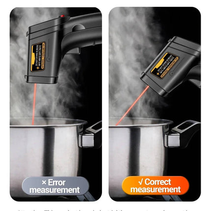 Infrared Thermometer Gun, Non Contact Laser Thermometer with Backlit LCD – image 7