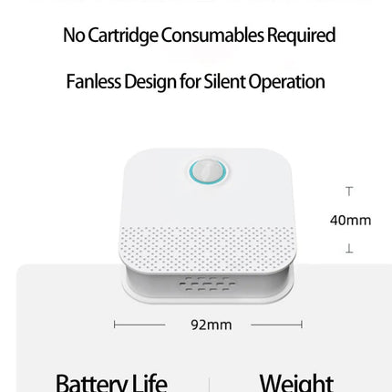 Cat Litter Box Odor Eliminator, Rechargeable Litter Box Smell Control Deodorizer – image 5