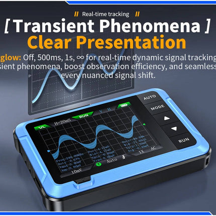 Portable Digital Oscilloscope with Signal Generator, Handheld Oscilloscope with Probe for Electronics Testing – image 5