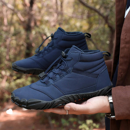 Snow Boots for Men, Zero Drop Barefoot Boots with Wide Toe Box – image 8