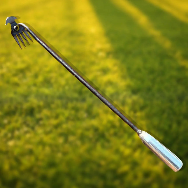 Weeder Tool with Long Handle, Weed Puller Tool, Weeding Tool for Garden, Hand Cultivator, Crescent Weed Cutter