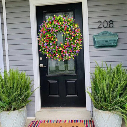 Spring Front Door Wreath, Summer Wreath and Spring Decoration