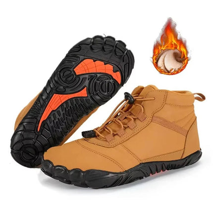 Snow Boots for Men, Zero Drop Barefoot Boots with Wide Toe Box – image 5