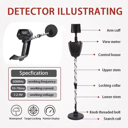 Metal Detectors for Adults, Pointer Meter Display – image 10