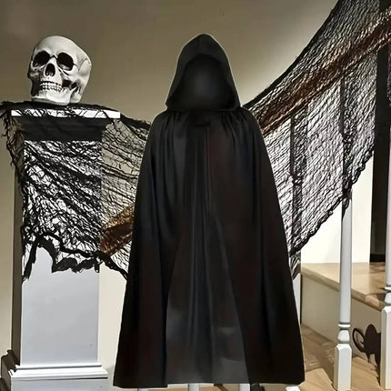 Hooded Cape Scary Costume, Adult Halloween Outfit – image 3