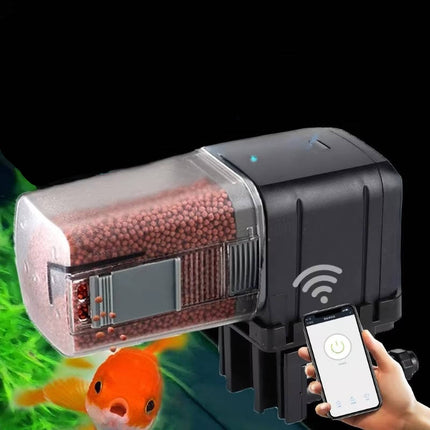 Automatic Fish Feeder WiFi, Smart Aquarium Auto Feeder with App and Voice Control, Programmable Fish Tank Feeder
