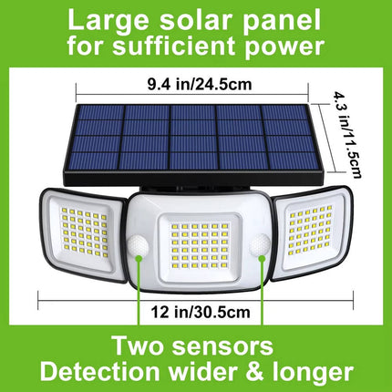 Flood Lights Outdoor, Solar Flood Light for Fence and Wall Mounting – image 7