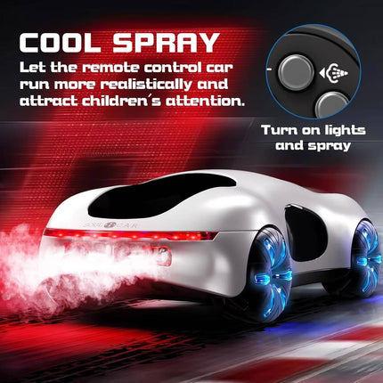 Remote Control Car for Kids, Fast RC Car with Watch Remote and LED Lights – image 8