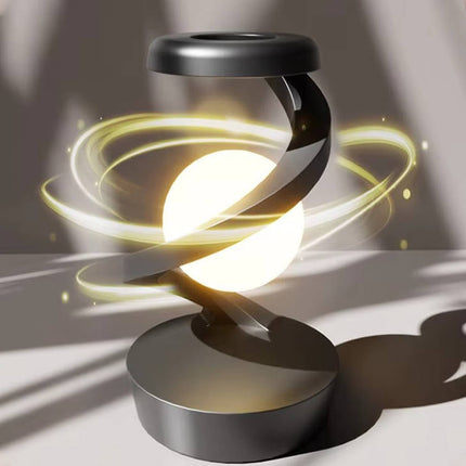 Levitating Moon Lamp with Wireless Charging, Floating Moon Lamp with Gesture Control