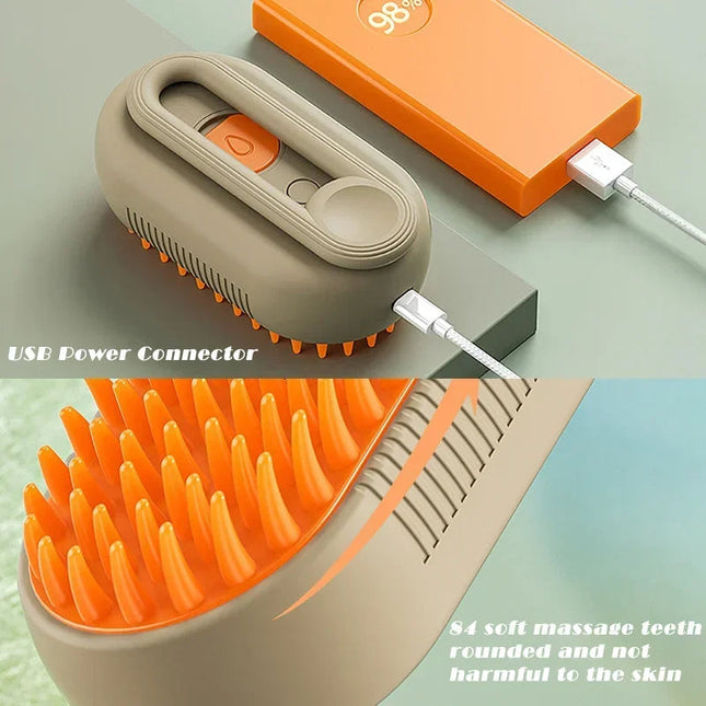 Dog Brush for Shedding, Cat Brush with Spray for Massage