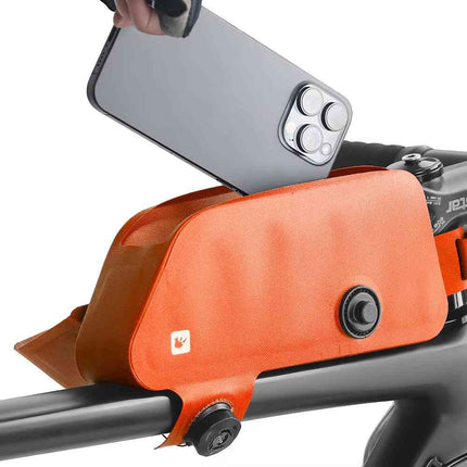 Bike Bag Frame Mount Waterproof TPU, One Handed Access – image 8