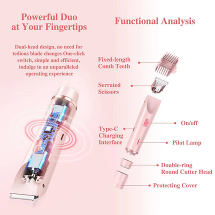 Waterproof Electric Trimmer, Rechargeable – image 4