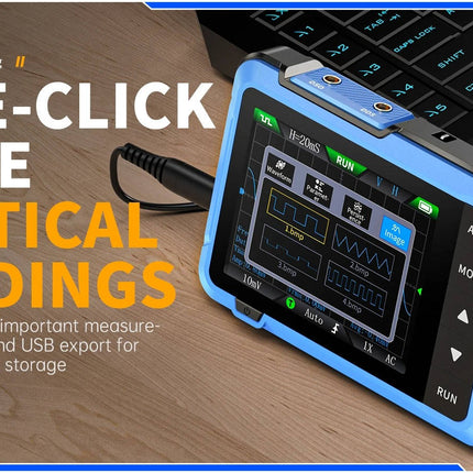 Portable Digital Oscilloscope with Signal Generator, Handheld Oscilloscope with Probe for Electronics Testing – image 4