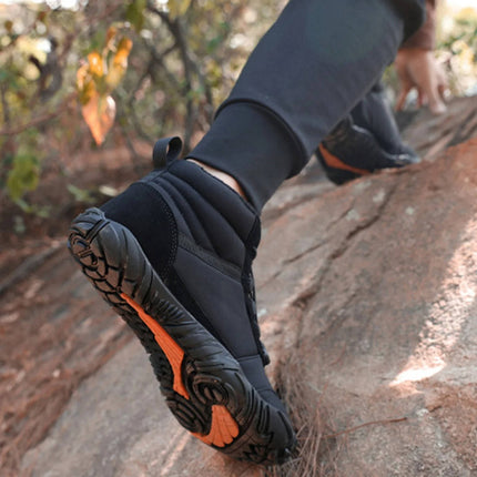 Snow Boots for Men, Zero Drop Barefoot Boots with Wide Toe Box – image 11