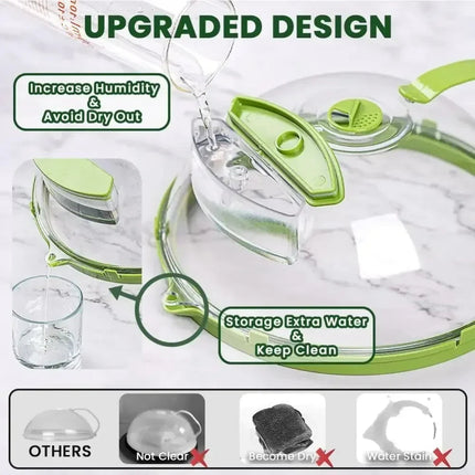 Microwave Cover with Water Steamer, Splatter Guard – image 4