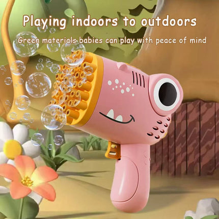 Dinosaur Bubble Gun with One Click Trigger – image 5