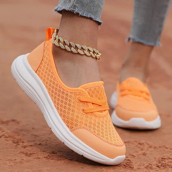Orthopedic Shoes for Women, Slip Resistant Memory Foam Wedge Sneakers