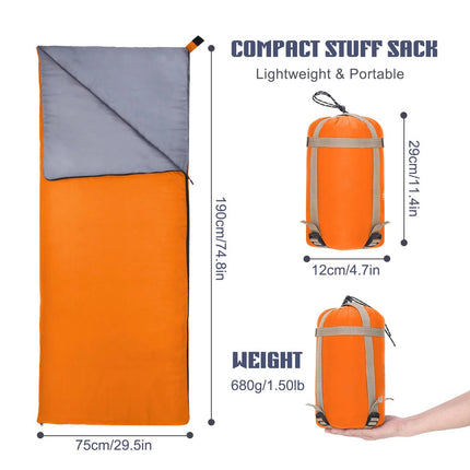 Sleeping Bag for Adults, Waterproof 3 Season Camping Sleeping Bag – image 14