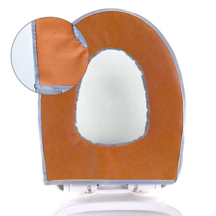 Warm Toilet Seat Cushion, Washable Toilet Seat Cover for Round and Square Toilets