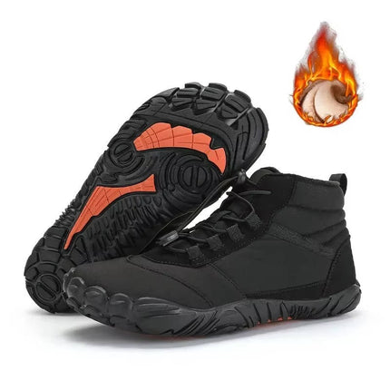 Waterproof Mens Winter Boots with Fleece Lining, Zero Drop Barefoot Boots with Wide Toe Box – image 12