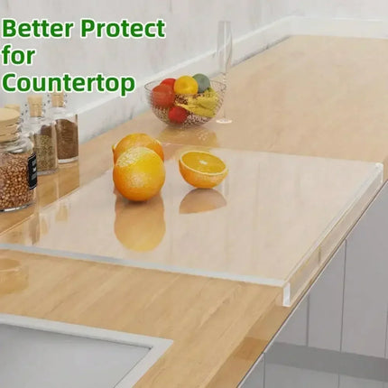 Cutting Boards, Clear Acrylic Cutting Board with Counter Lip