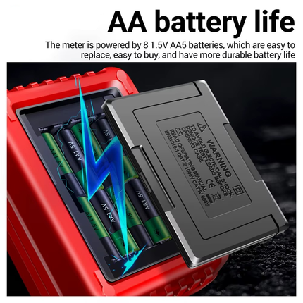 Insulation Resistance Tester with AC DC Voltage Tester, Electrical Tester with Backlit Display – image 6