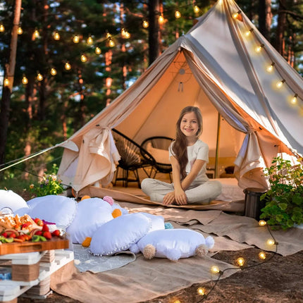 Outdoor String Lights, Backyard String Lights for Pergola and Party