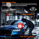 Tuzwa 4 Channel Dash Cam with WiFi & Night Vision – 1080P Front, 720P Side/Rear, 3" IPS Display, Parking Monitor, G-Sensor & Loop Recording