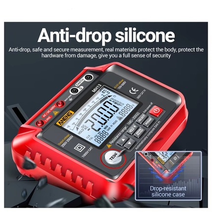 Digital Megohmmeter, Insulation Resistance Tester with AC DC Voltage Tester, Electrical Tester with Backlit Display – image 7
