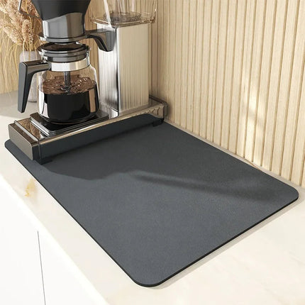 Dish Drying Mat for Kitchen, Absorbent Dish Drain Mat