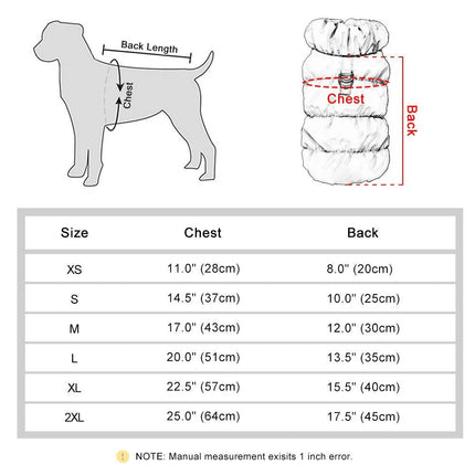 Dog Winter Jacket for Small and Medium Dogs, Winter Dog Coat for Cold Weather – image 4