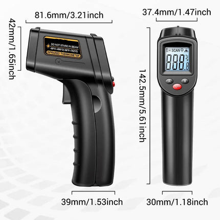 Infrared Thermometer Gun, Laser Temperature Gun for Cooking and HVAC – image 12