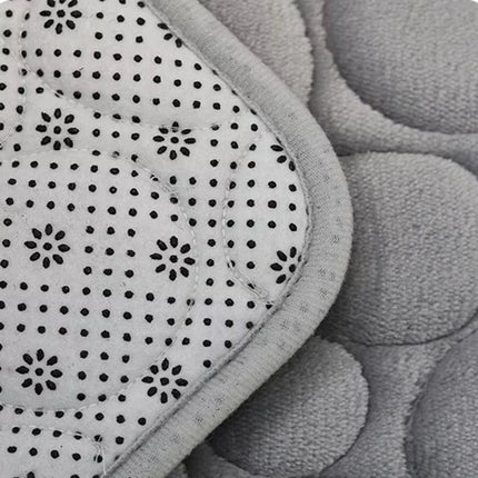 Bath Mat Non Slip, Absorbent Coral Fleece Bathroom Rug – image 4
